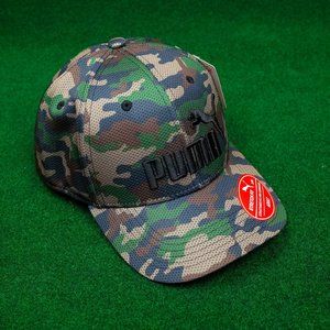 NWT PUMA Camo Stretch Fit Hat